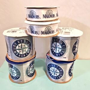 Seattle Mariners Themed Ribbon Set - White and Blue